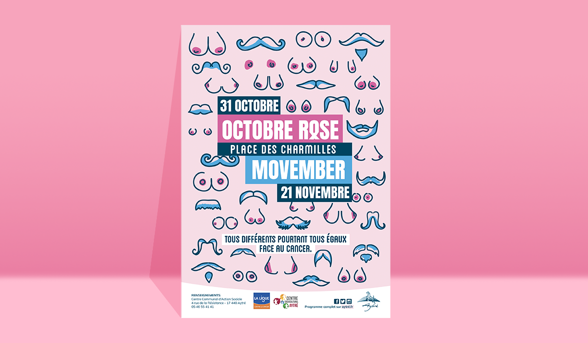 affiche octobre rose